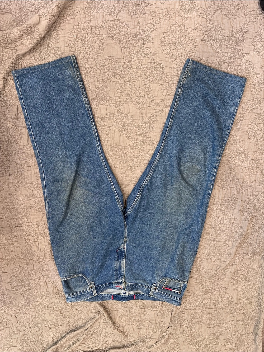 Tommy Hilfiger Straight-Leg Blue Denim Jeans